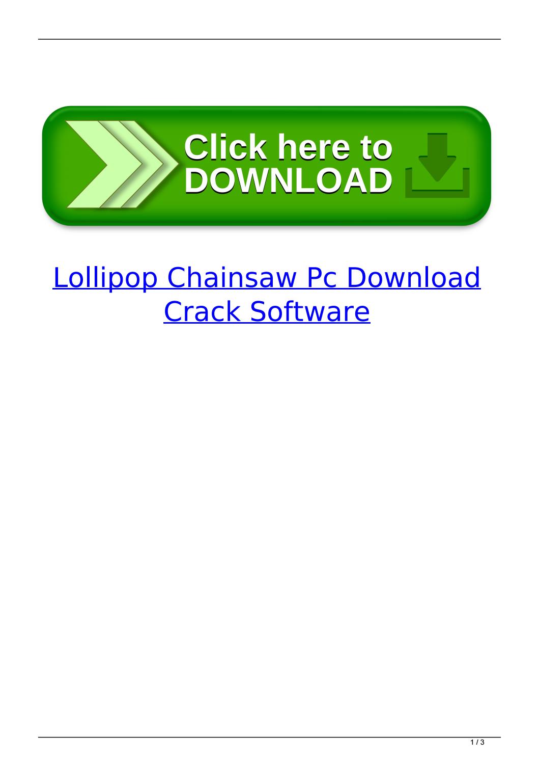 Lollipop Chainsaw Pc Download Crack